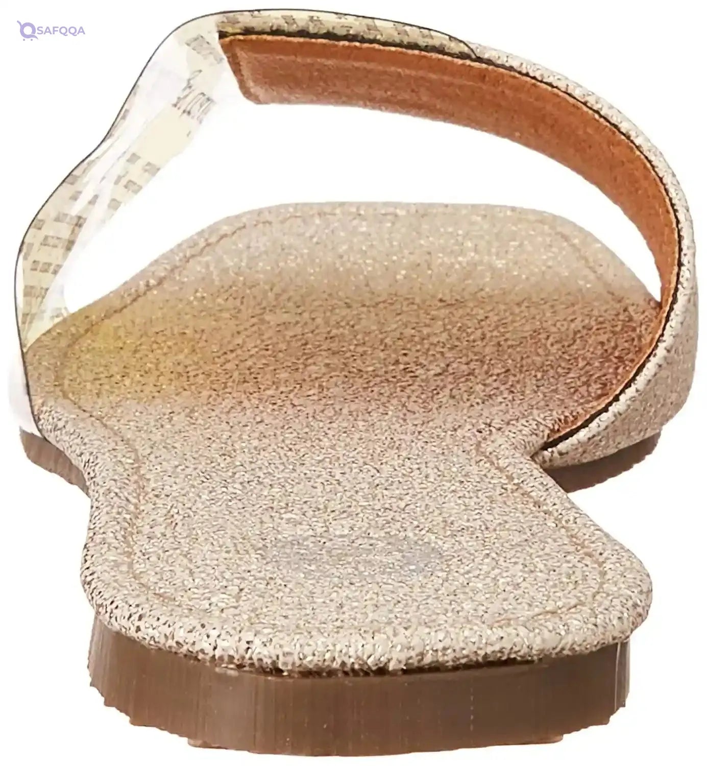 Club Aldo Letter Print Square Toe Slides for Women - Safqqa Egypt