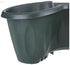 Bama Trifoglio Pot And Saucer With Wheels 40 Cm 30002 Green, Made In Italy - Safqqa Egypt