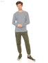 Men stripped crew neck long sleeves top - Safqqa