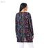 JAMILA Printted Long Sleeves Blouse For Women,Can be paired effortlessly with skirts, trousers, or jeans.. - Safqqa