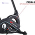 PowerMax Fitness BU-900 Magnetic Upright Bike for Adults, Home Use - Safqqa