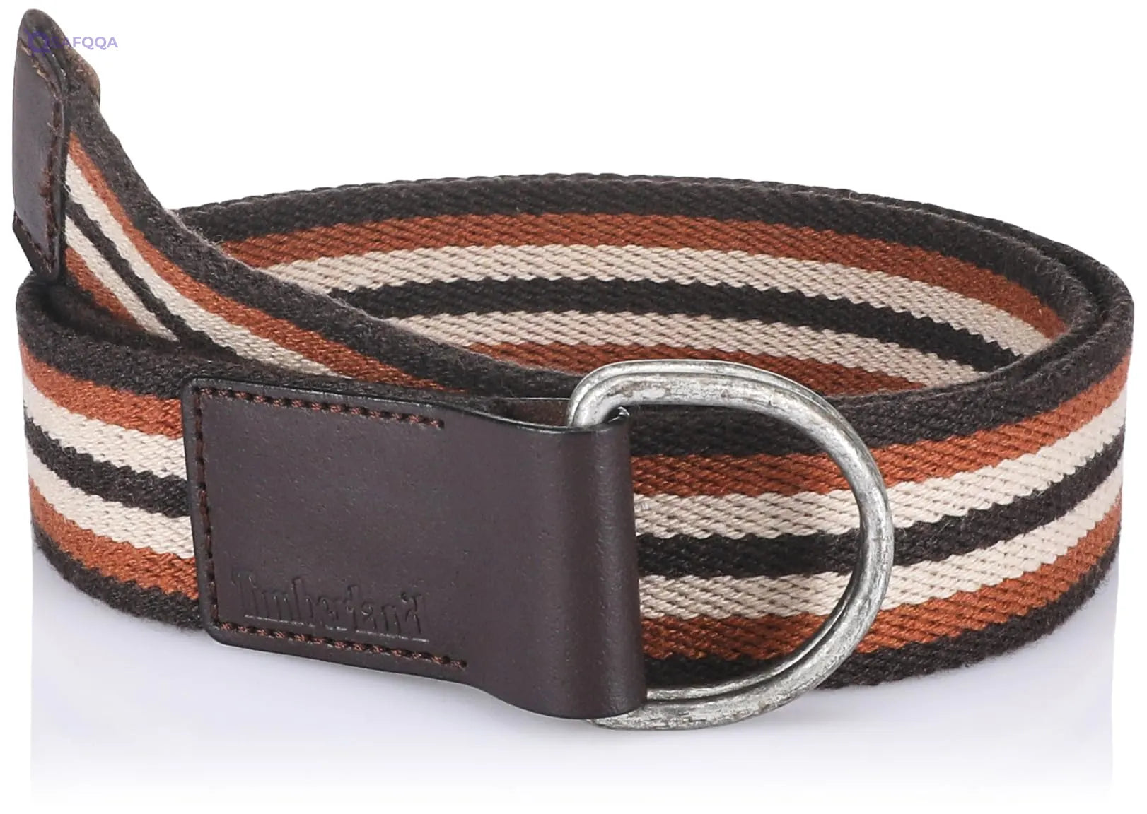 Timberland Men’s Canvas Striped Belt - Safqqa