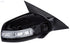Fit System 68599N Passenger Side Mirror for Nissan Altima Sedan, Textured Black, PTM Cover, w/Turn Signal, Foldaway, Power - Safqqa