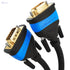 KabelDirekt – 0.5m – VGA Cable (15-pin, Full HD/1080p, 3D Capability, VGA Male to VGA Male, Connects Computers to Monitors/CRT Screens/TVs, Gold-Plated Connectors, Black) - Safqqa Egypt