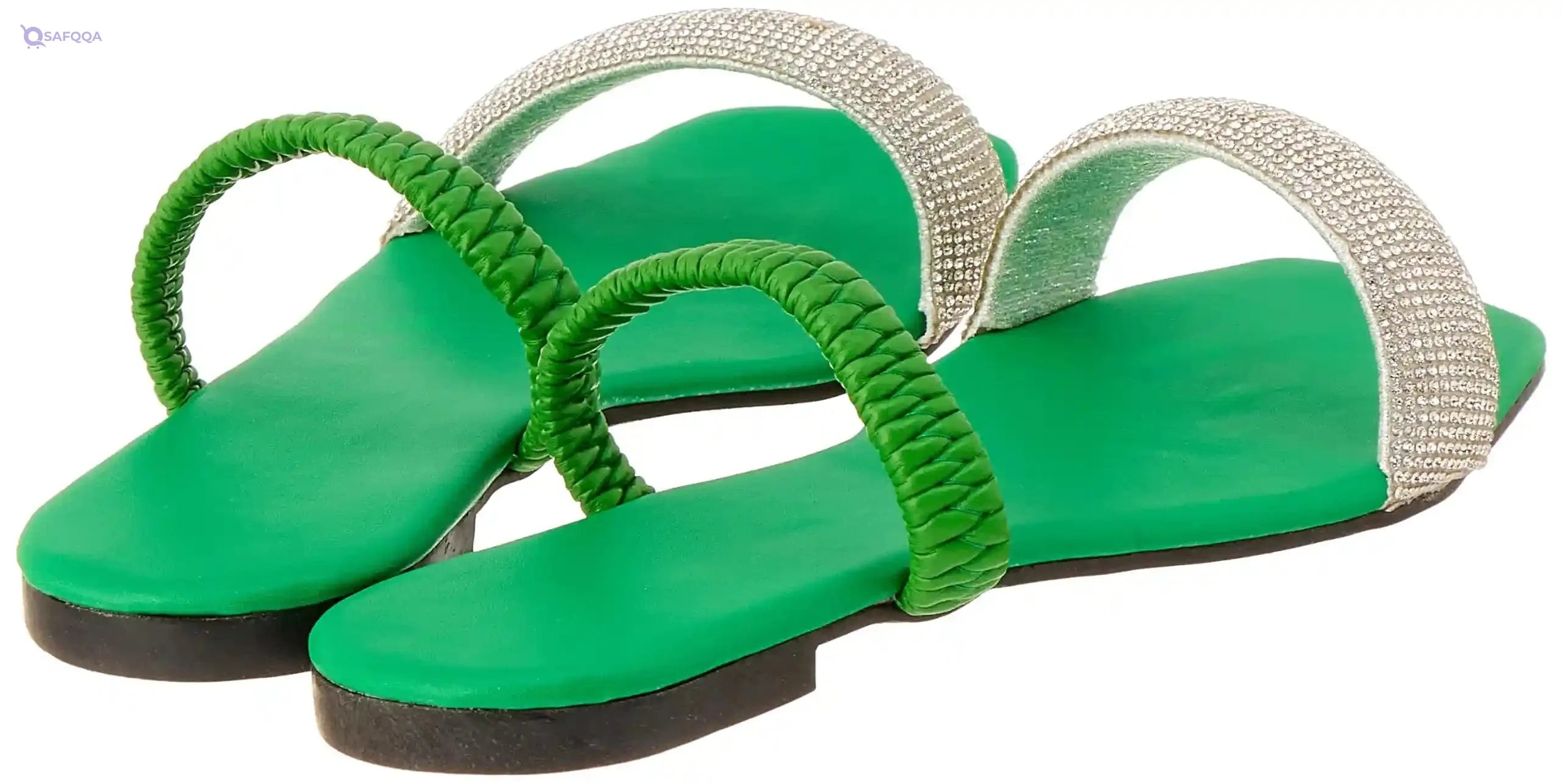 OX womens OX Faux Leather Slides For Women OX1029 Flip-Flop - Safqqa Egypt