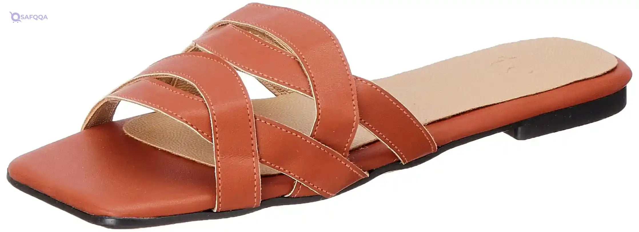 Trust Group womens Double Loop Slipper Flip Flop - Safqqa Egypt