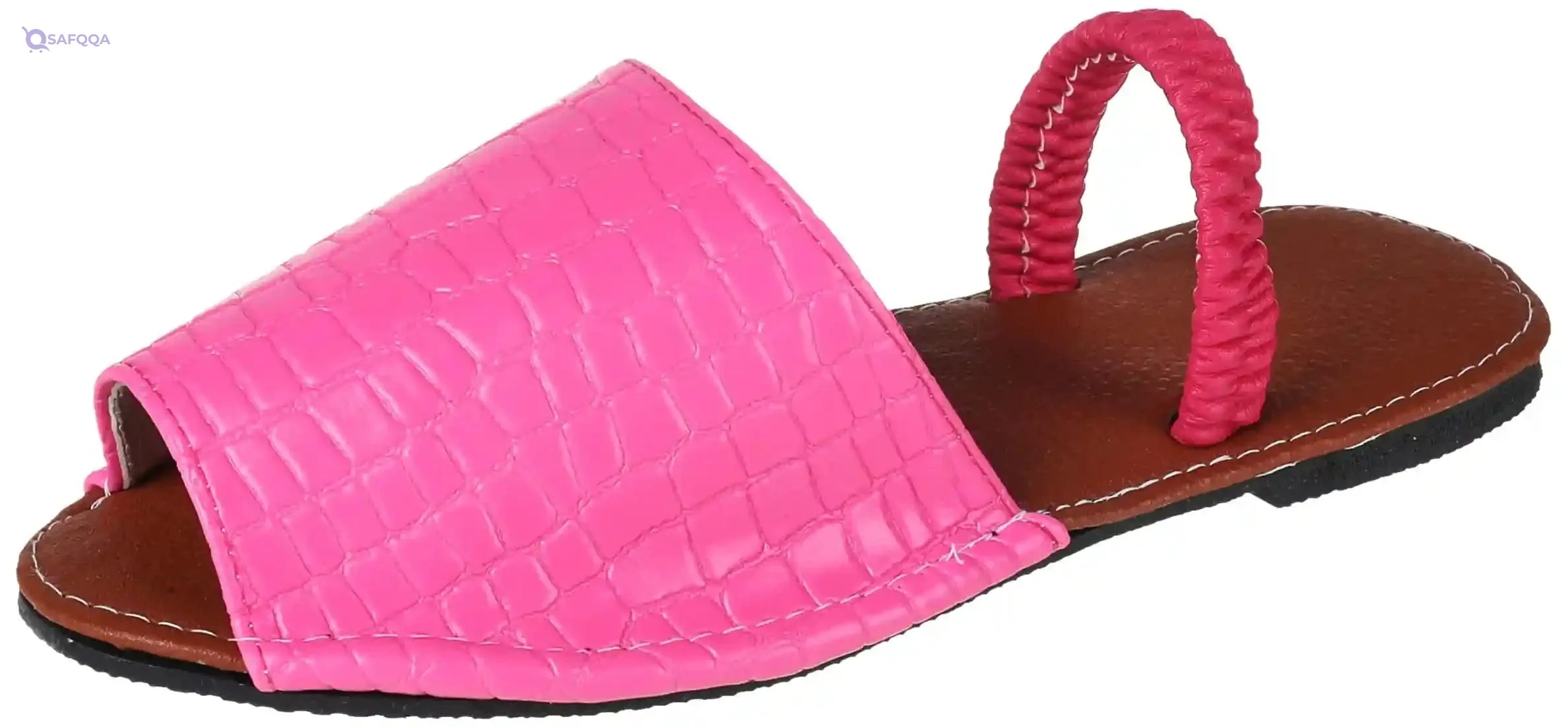 OX womens OX Faux Leather Slides For Women OX1036 Flip-Flop - Safqqa Egypt