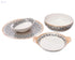 Royal Alfredo Blue Arabesque 36-Piece Dinner Set – Elegant Porcelain Tableware Box Damage - Safqqa