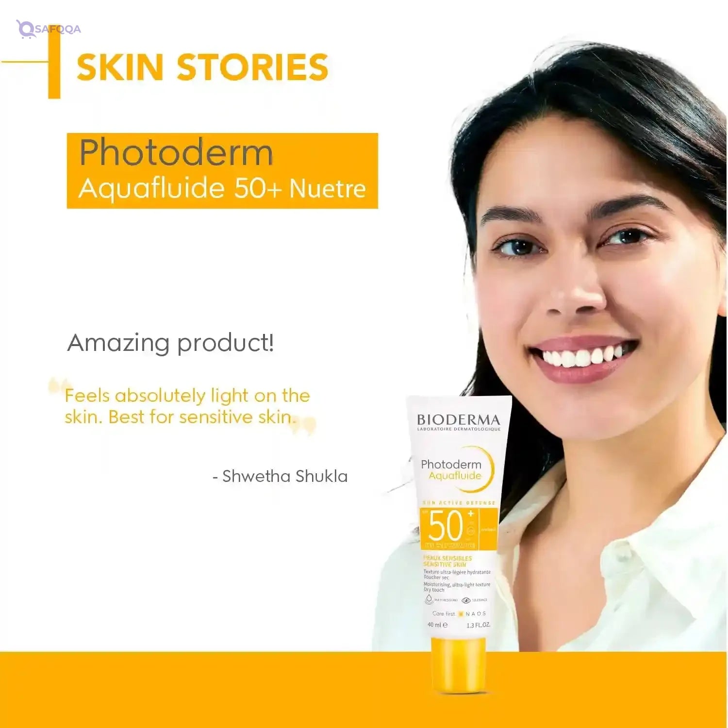 Bioderma Photoderm Max SPF 50 Aquafluide Cream, 40ml - Safqqa
