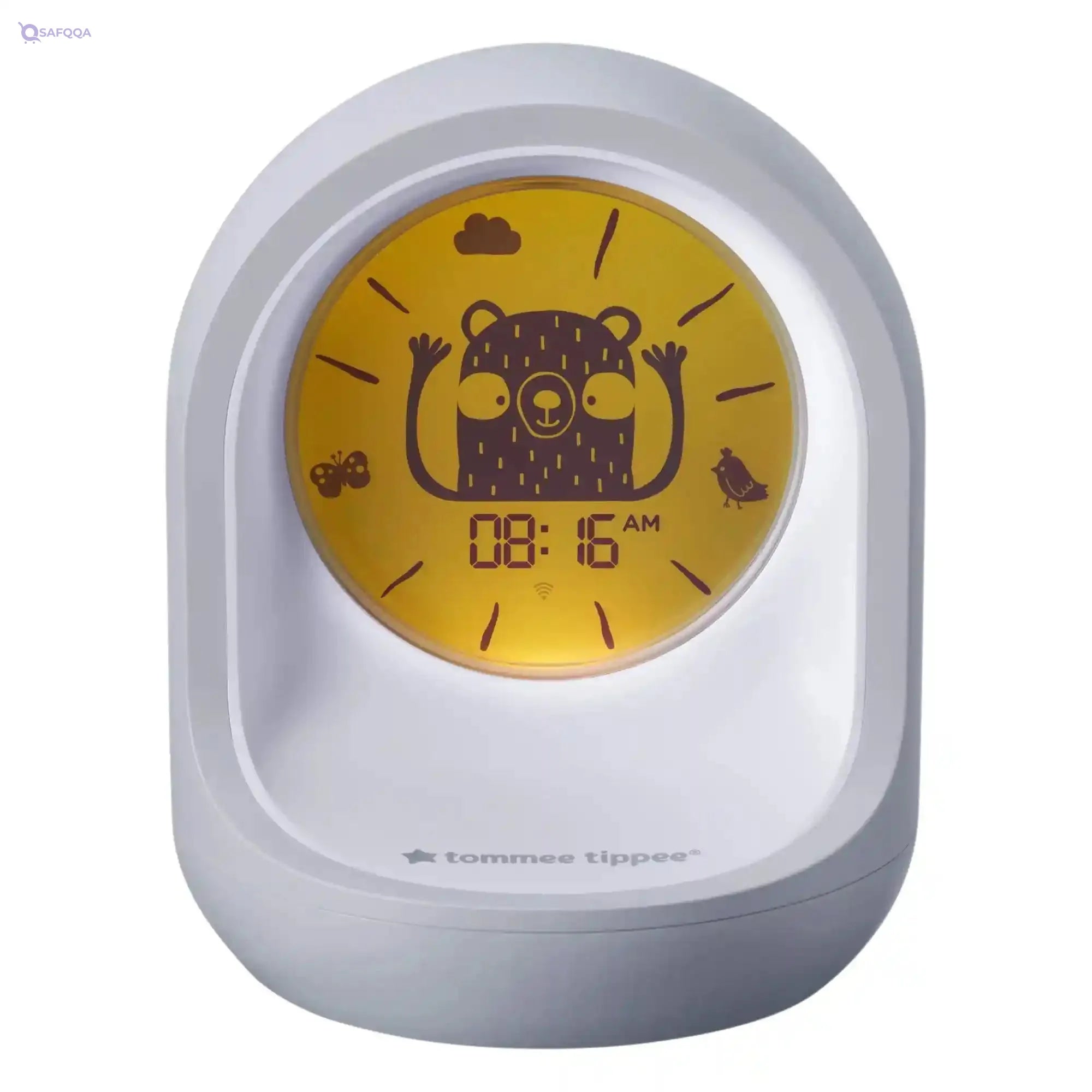 Tommee Tippee Sleep Trainer Clock, Timekeeper Connected Aid, From the Creators of Groclock, App-Enabled Alarm Clock and Nightlight for Children - Safqqa