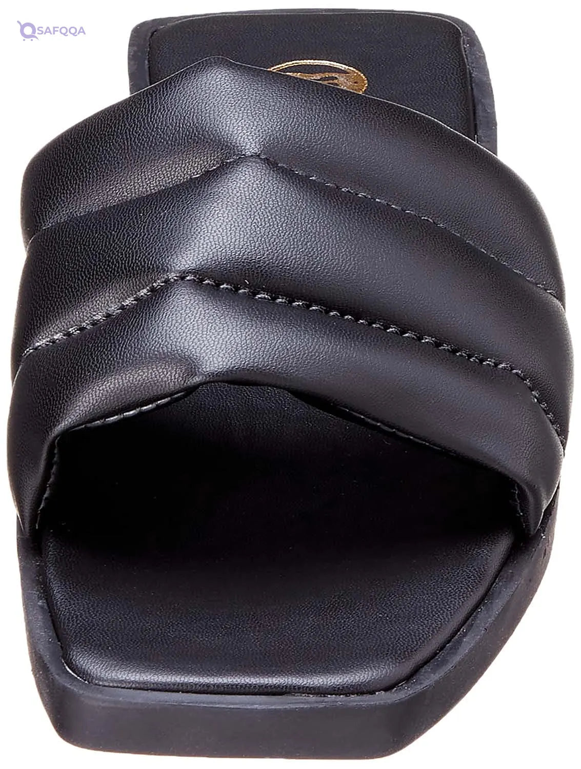 Club Aldo Slippers For Women ,Black Lightweight and flexible sole - Safqqa