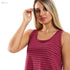 Kady Women Slip On Striped Sleepshirt with Side Patch Pocket - Safqqa Egypt