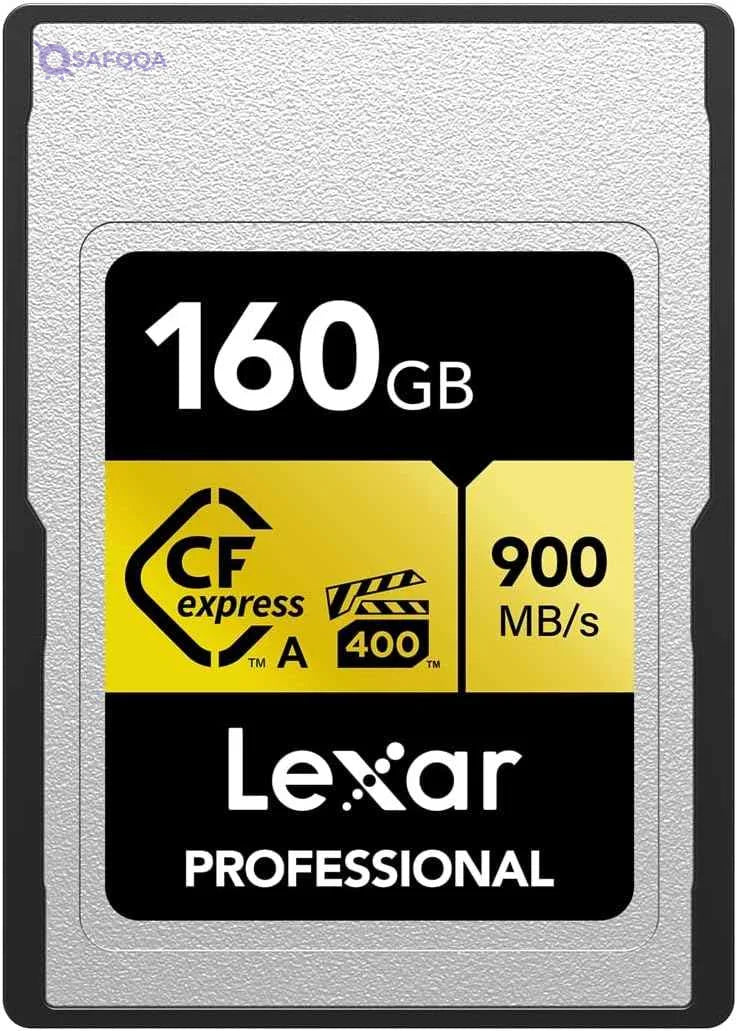 Lexar Professional 160GB CFexpress Type A Gold Series Memory Card, Up to 900MB/s Read, Cinema-Quality 8K Video, Rated VPG 400 (LCAGOLD160G-RNENG) - Safqqa