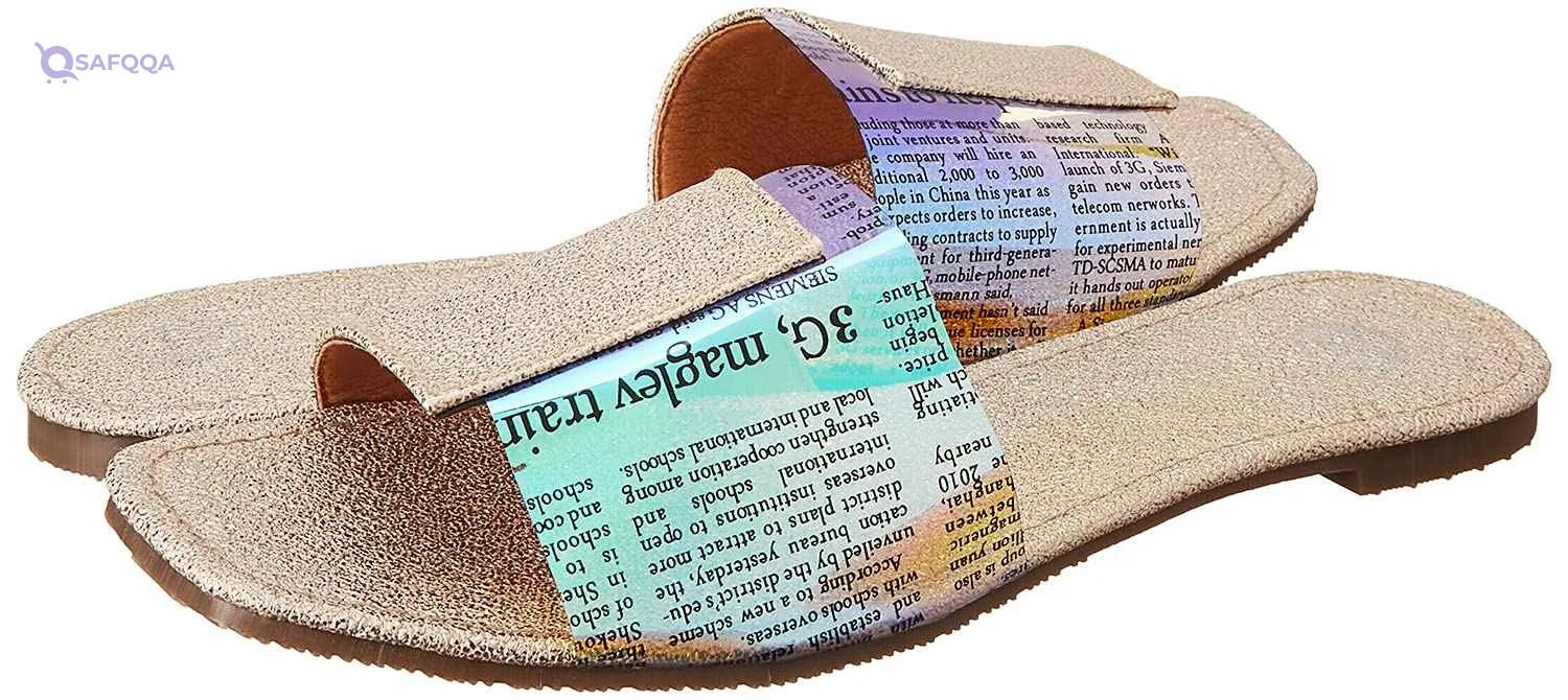 Club Aldo Letter Print Square Toe Slides for Women - Safqqa Egypt