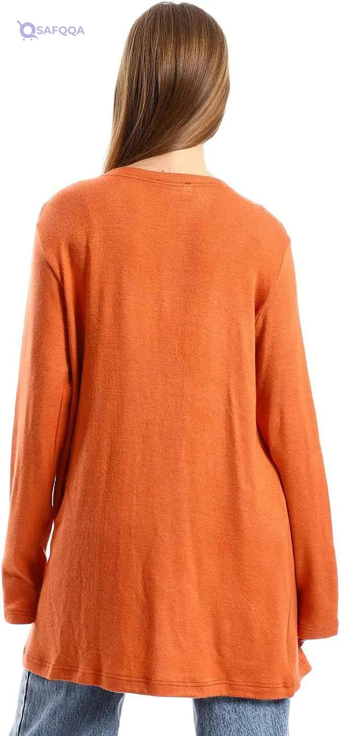 JAMILA Women's Short Cardigan with Front Pockets - Safqqa Egypt