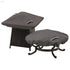 Classic Accessories 55-148-015101-EC Ravenna Cover, Fits 40 x 40 Square Fire Pits, Taupe - Safqqa