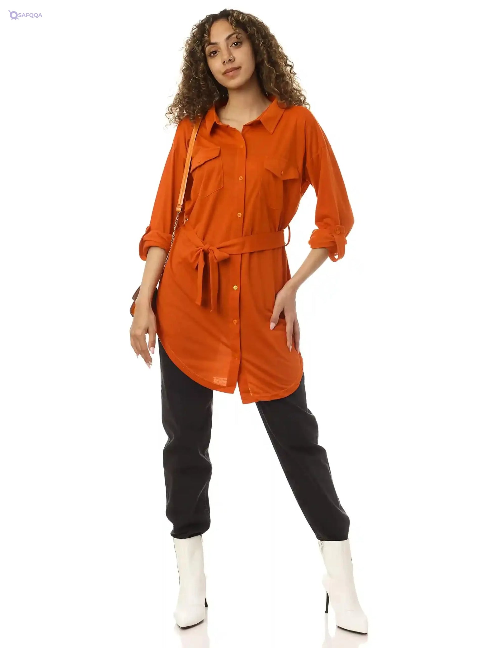 JAMILA Women Shirts With 2 Pockets SHIRT - Safqqa Egypt