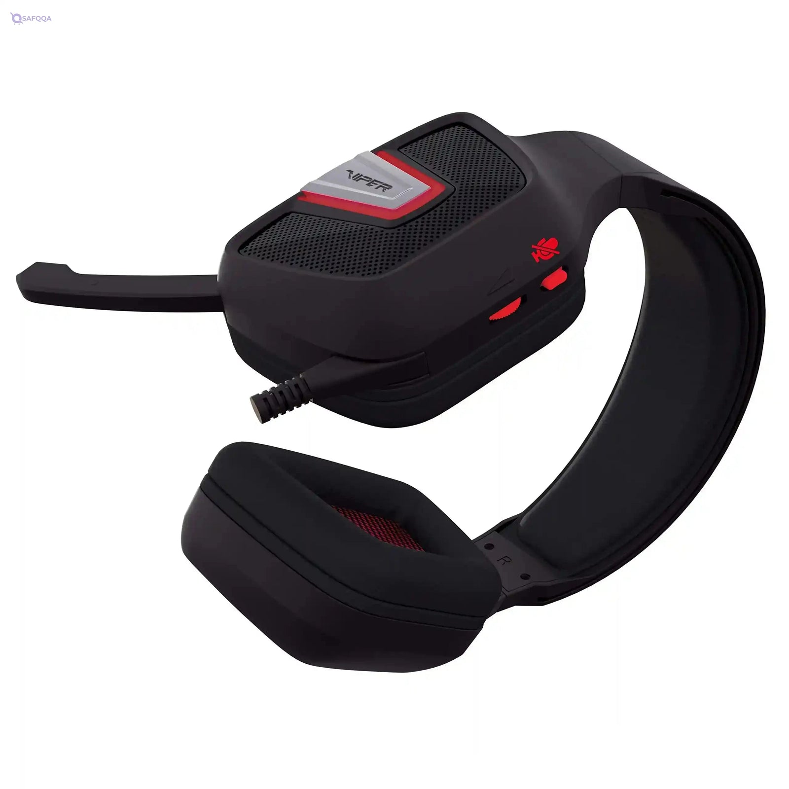 Patriot Memory V330 Stereo Wired Gaming Headset - Superb Sound and Comfort - On-Earcup Control - 50MM Drivers - Foldable Microphone - Multi Platform Headphone - Safqqa