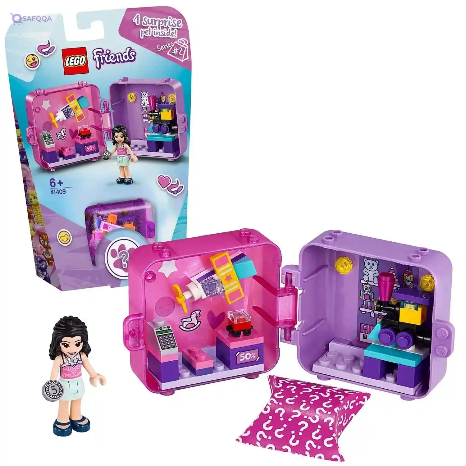 Lego v29-6289180 emma's shopping play cube building blocks - 41409 - Safqqa Egypt