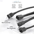 KabelDirekt 834 0.2m 3-pin fan to and 2x2-pin distribution cable 20-20-20 cm black - Safqqa Egypt
