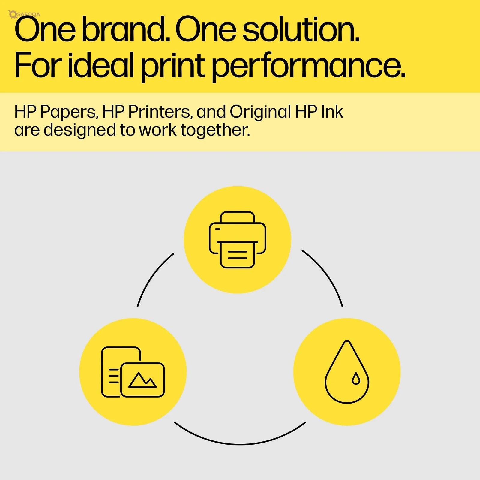 HP ink cartridge For Printers  , Black - Safqqa