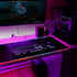 Tkoofn RGB Large Mouse Pad 800x300x3 mm, Colorful LED Light Keyboard Mat Game Playing Mouse Pad, Extended Large Desk Pad for PC Laptop 800 x 300 mm - Safqqa