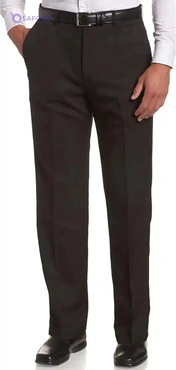 Haggar Pant For Men's Perfect for office, travel, or casual settings - Safqqa
