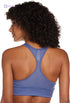Adidas Contrast Front Logo Racerback Sports Bra for Women - Safqqa