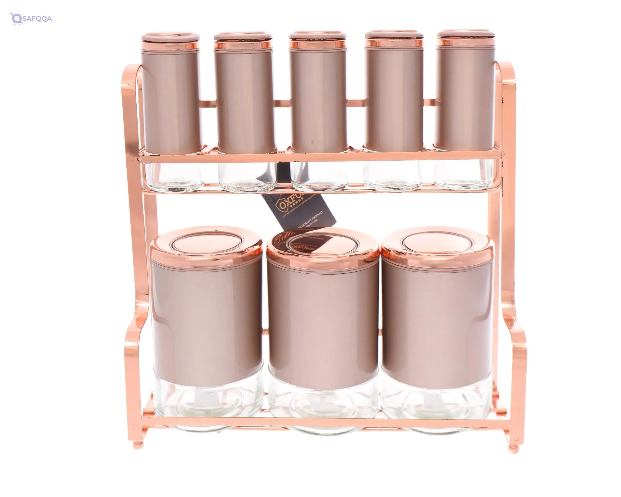 Oxford Stainless Steel Spice Set – 9 Pieces - Safqqa