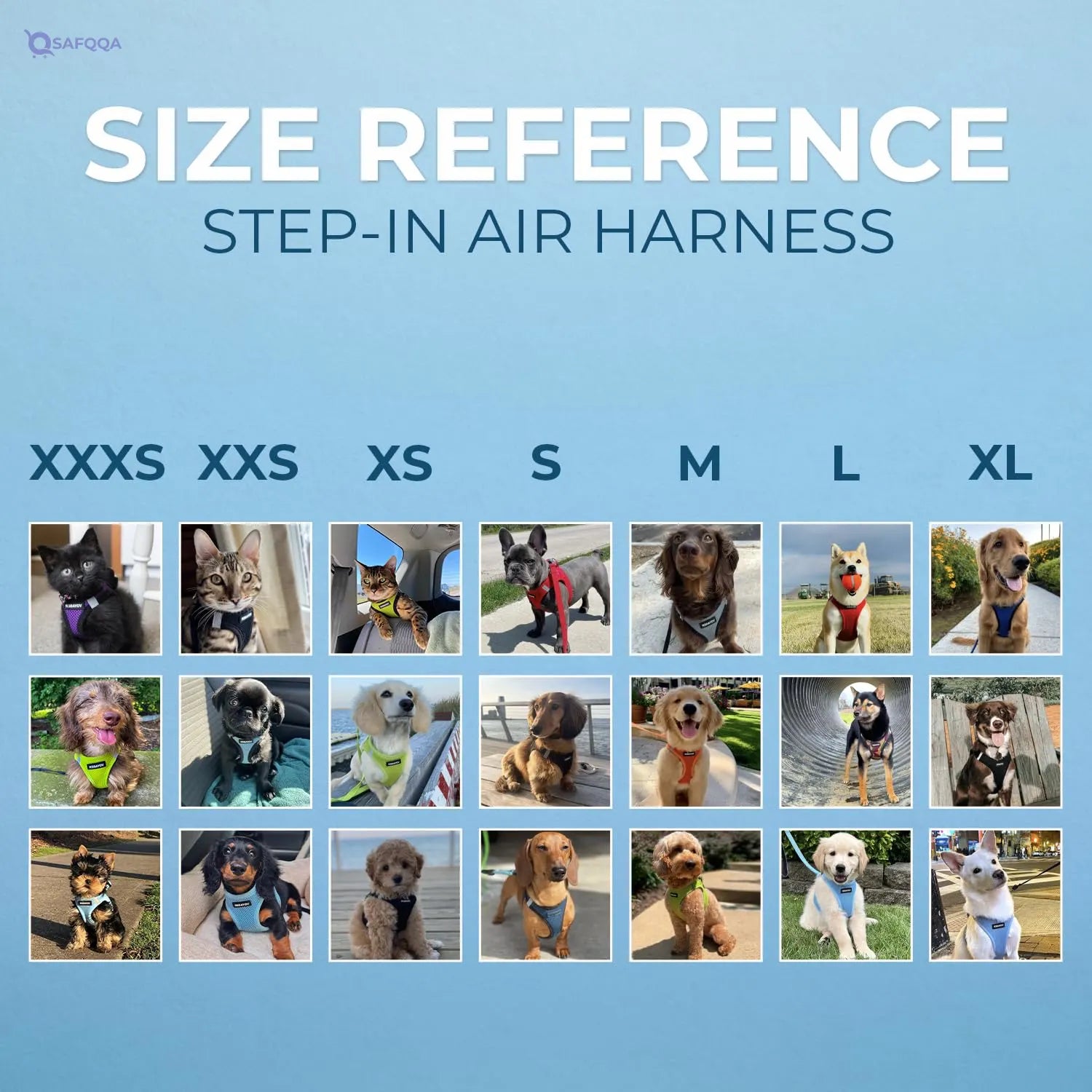 Voyager Step-In Air Mesh Dog Harness – All-Season Comfort - Safqqa