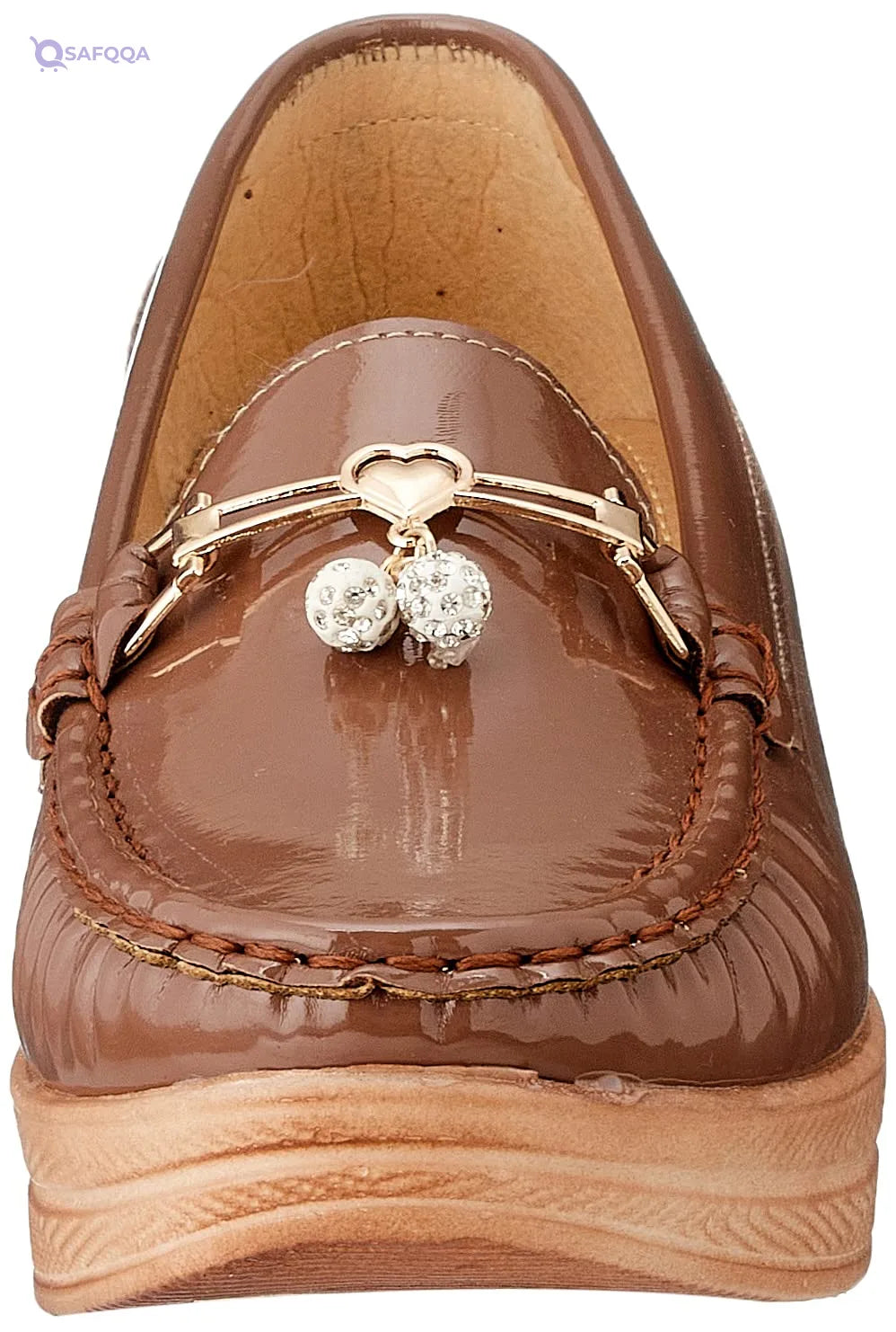 Al Baraem Flat Loafer For Women ,Soft cushioned insole for all-day comfort. - Safqqa