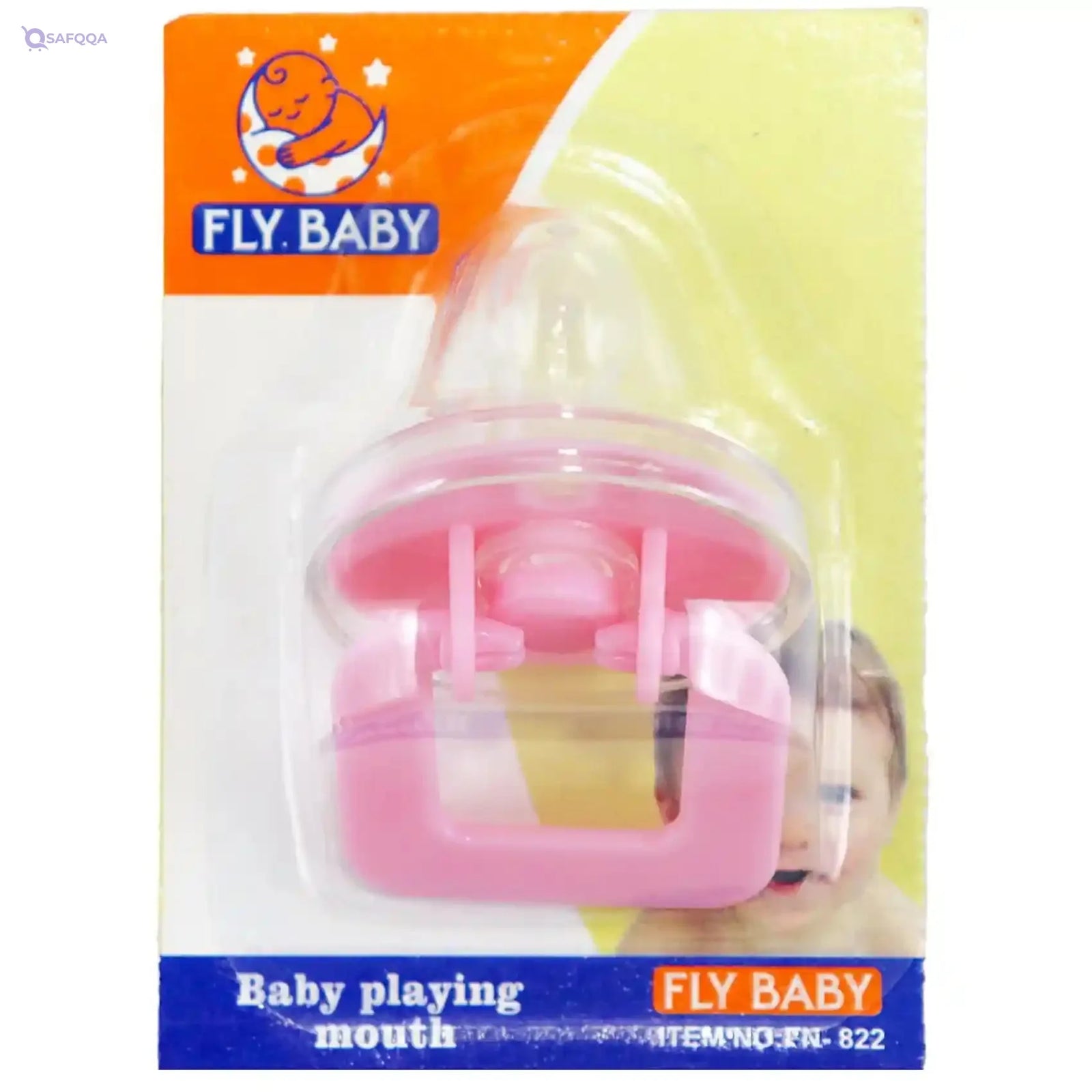 Fly Baby Round Soother For Girls-Rose - Safqqa