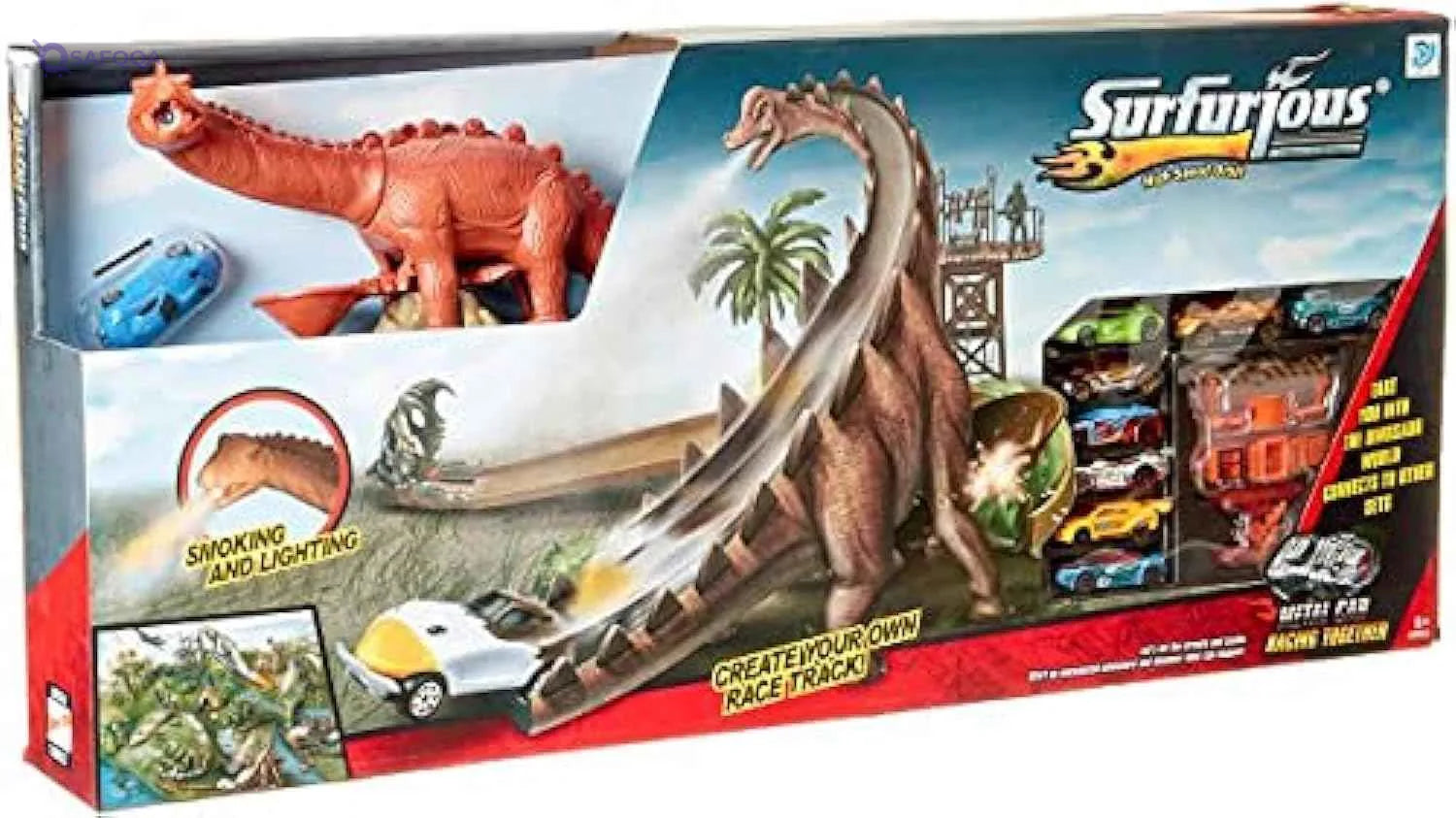lanfa toys track dinosaur boy girl birthday gift, Christmas gift, growth, fun, for kids. - Safqqa Egypt
