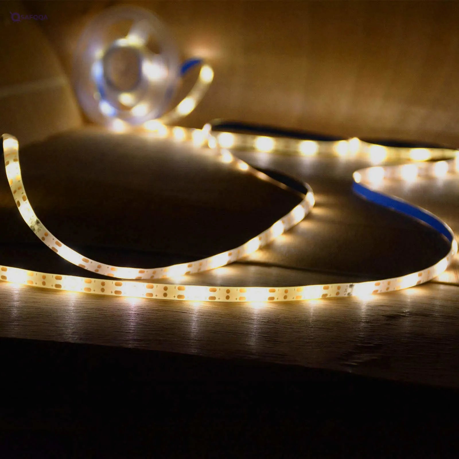 Solar Powered LED Strip Lights 19.6FT – 180 LEDs Outdoor Waterproof - Safqqa