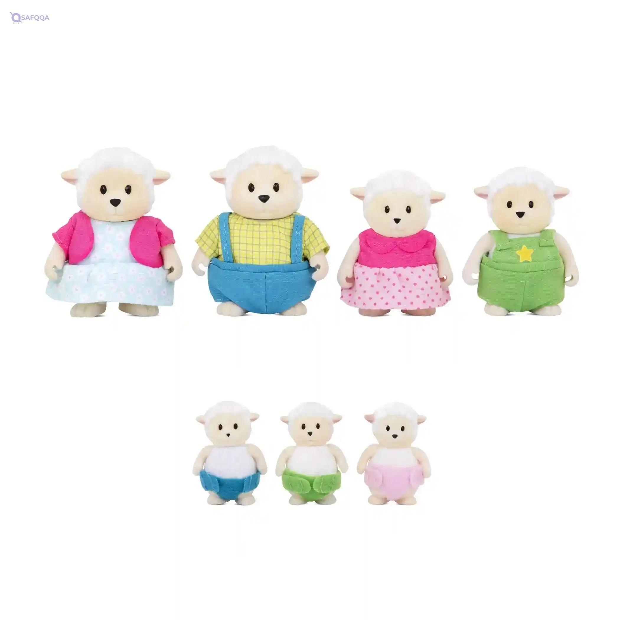 Li'l Woodzeez WZ6575Z Large Sheep Family - Safqqa Egypt
