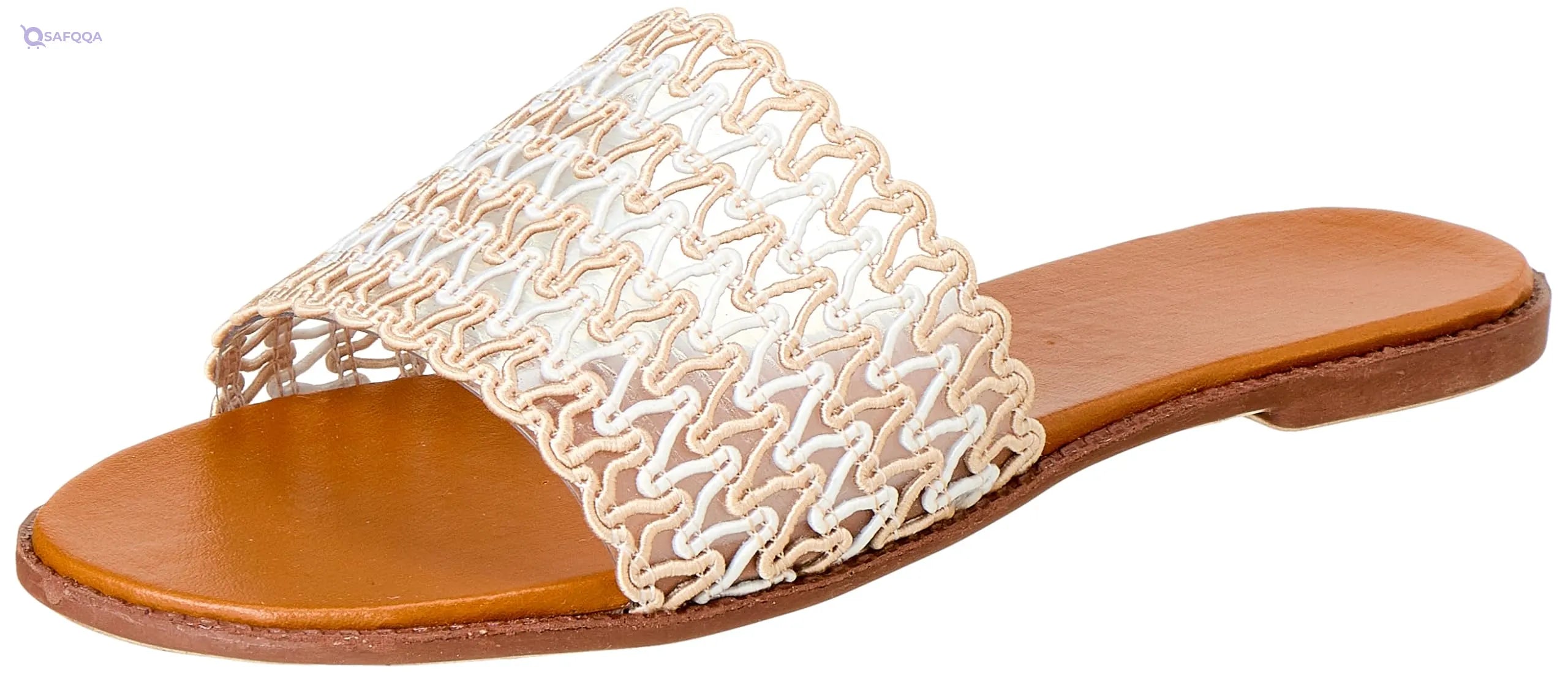 SWAY Flat Slide Slippers For Women, Ideal for indoor and outdoor use. - Safqqa