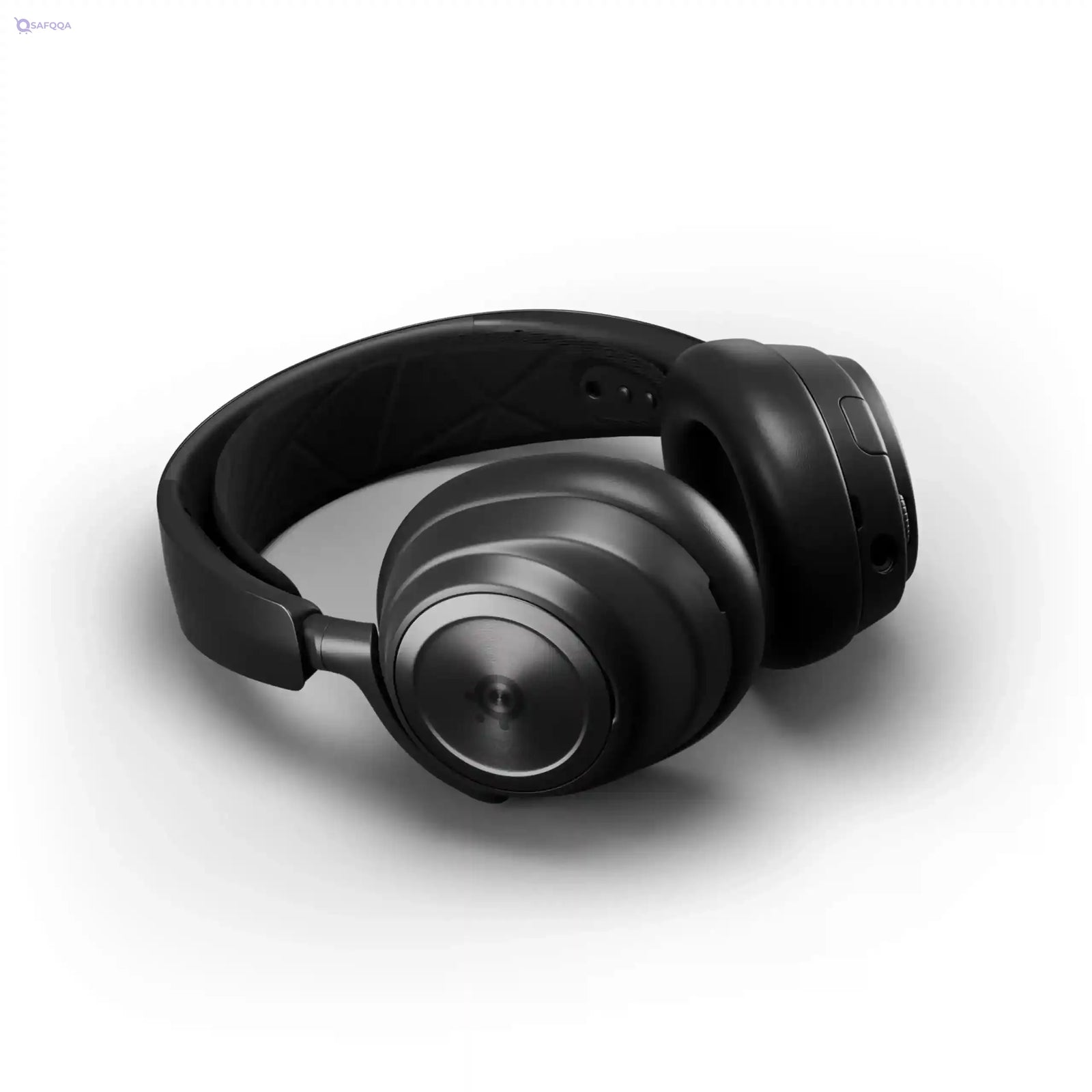 SteelSeries Arctis Nova Pro Wireless - Multi-System Gaming Headset - Premium Hi-Fi Drivers - Active Noise Cancellation - Infinity Power System - PC, PS5, PS4, Switch, Mobile - Safqqa