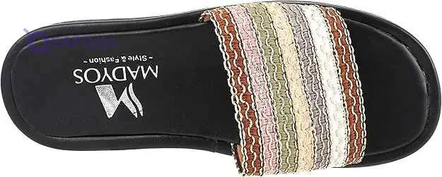 Madyos womens 701SB Flat Slipper - Safqqa Egypt