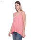 AEROPOSTALE Curved Hem Button-Front Crochet-Back Tank Top for Women - Safqqa Egypt