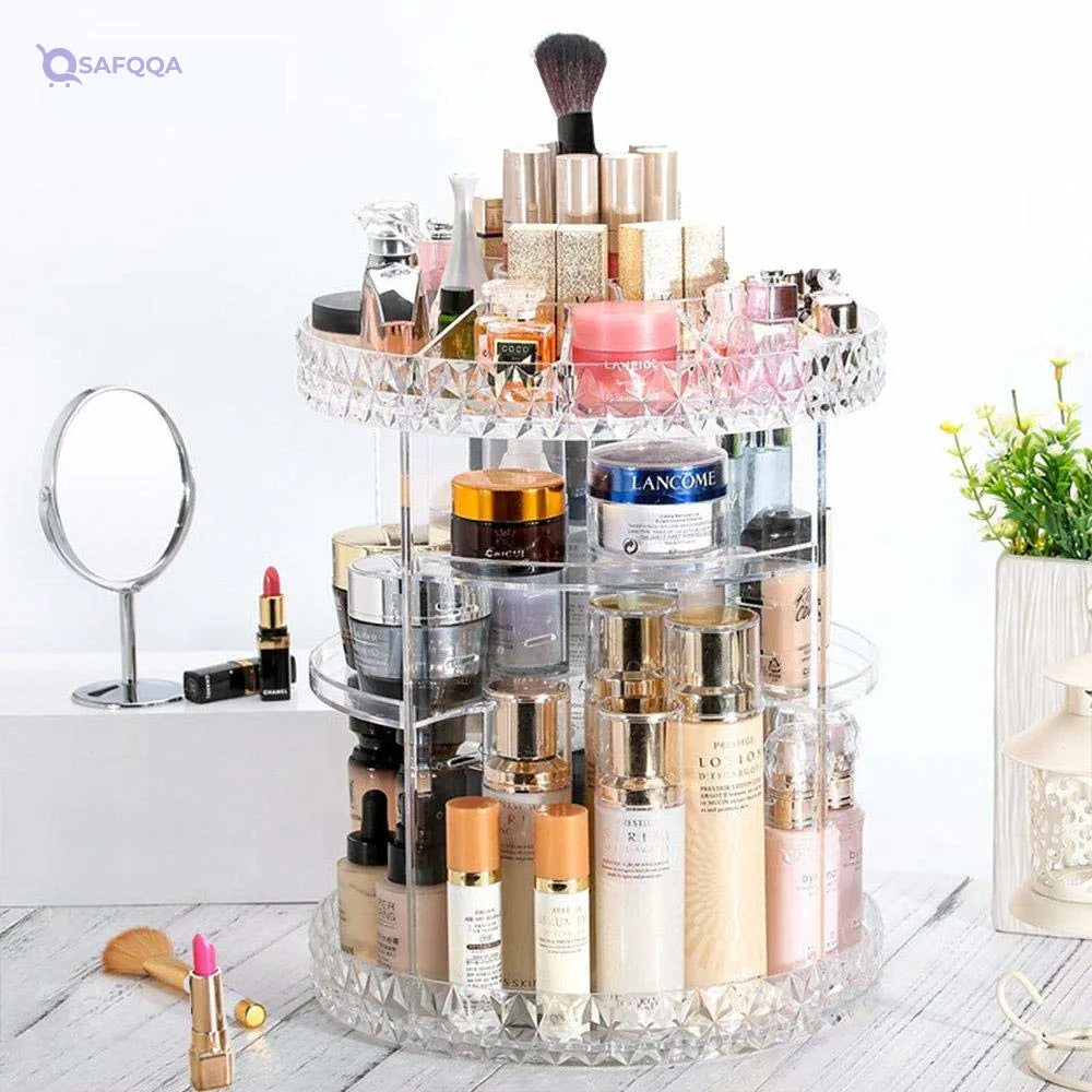 Spaceshoop Acrylic Makeup Organizer For Storing Cosmetics - Safqqa