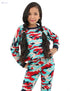 Kady Pajama for Grils Printed Long Sleeves T shirt with Drawstring Elastic Waist Pants - Safqqa