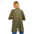 JAMILA Side Pockets Patterned Open Neckline Cardigan,Side pockets provide practicality and convenience. - Safqqa