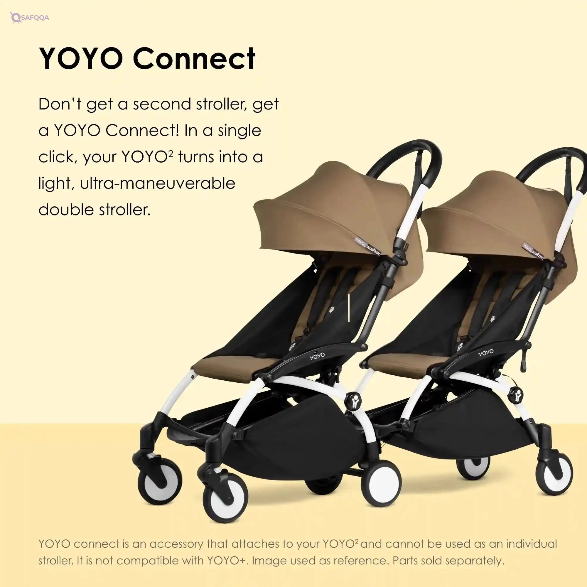 BABYZEN YOYO Connect – Double Stroller Extension for YOYO2 - Safqqa