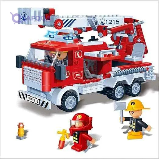 BanBao - Fire Truck Building Kit (290 Pieces) - Safqqa Egypt