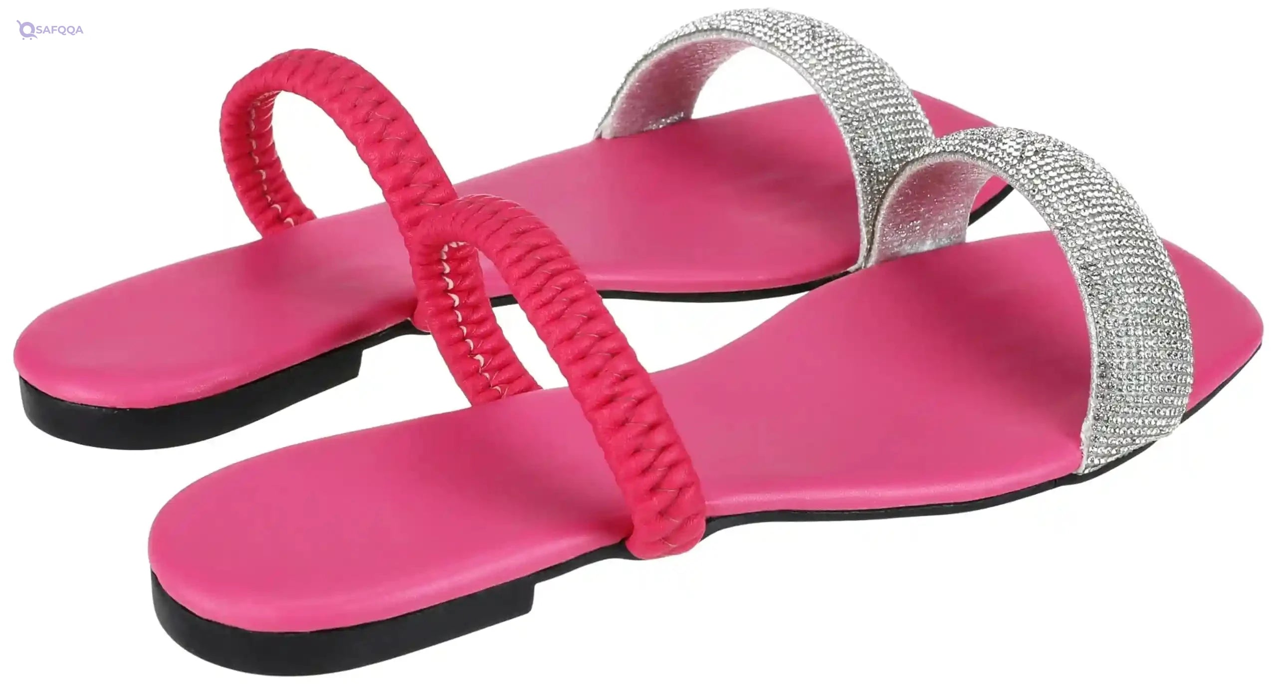 OX womens OX Faux Leather Slides For Women OX1029 Flip-Flop - Safqqa Egypt