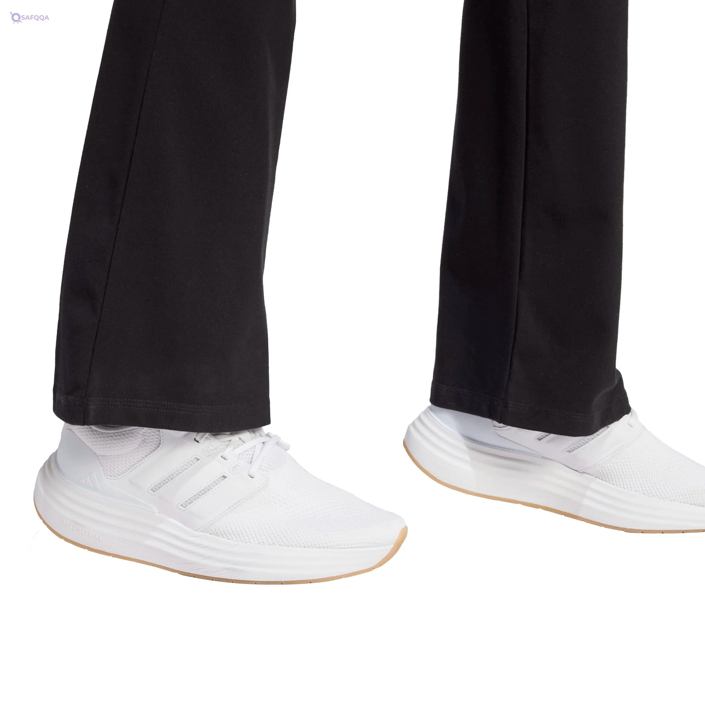 Adidas Womens Essentials Small Logo Flared Leggings, Lightweight material ideal for daily wear. - Safqqa