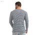 Men stripped crew neck long sleeves top - Safqqa
