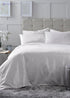 Matalan Metallic Jacquard Duvet Cover - Safqqa