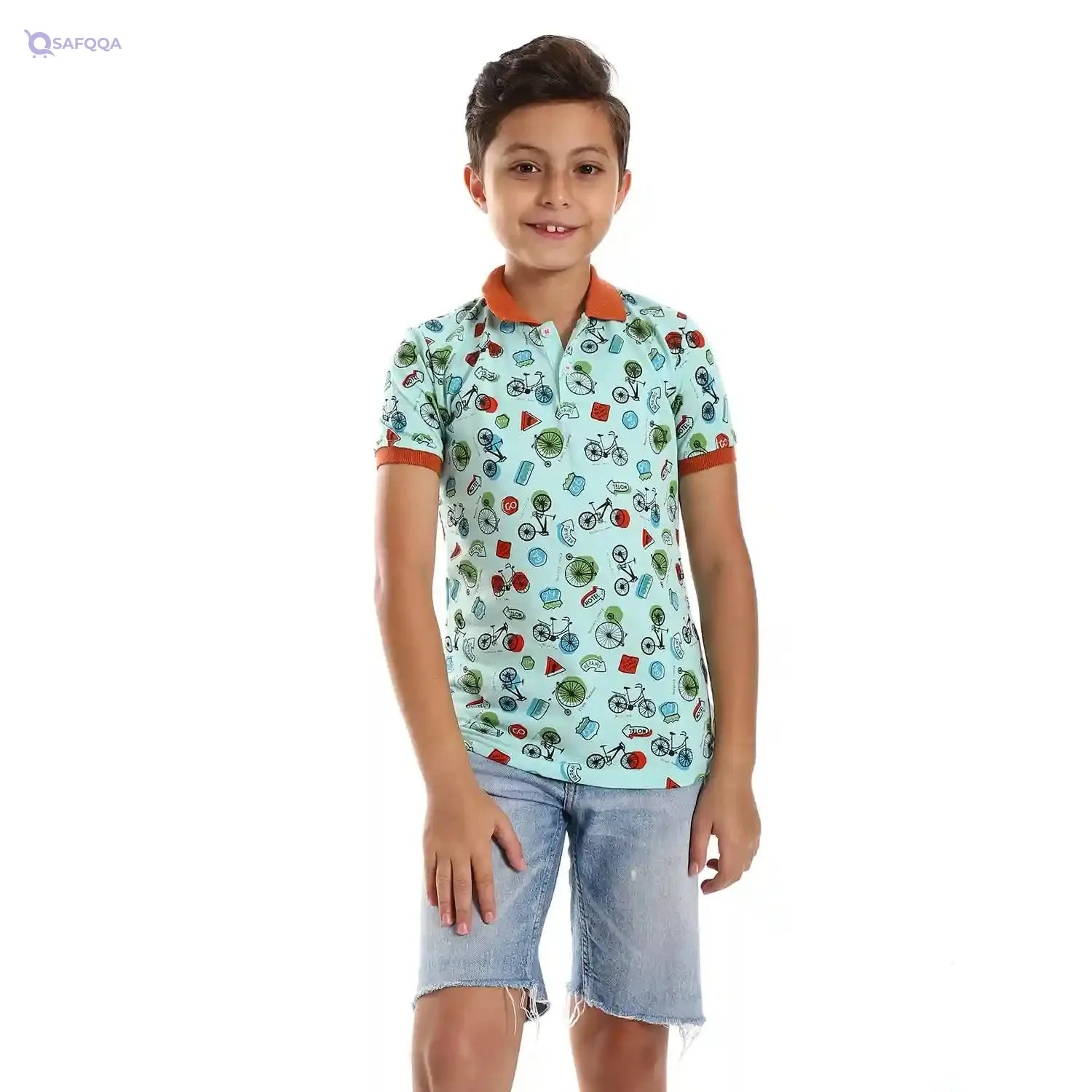 Andora Boys Figure-35S23B30302 Polo Shirt , - Safqqa Egypt