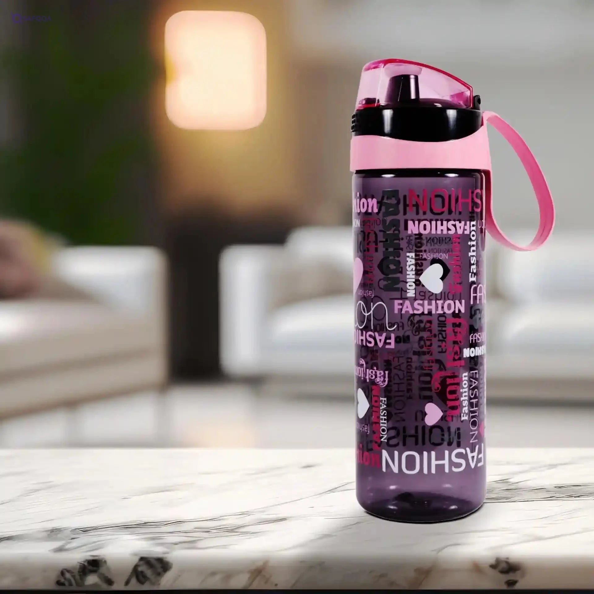 Herevin Water Bottle in Special Polybag - 750 ml Capacity, Multicolor, Leak-Proof, BPA-Free, Made in Turkey - Safqqa